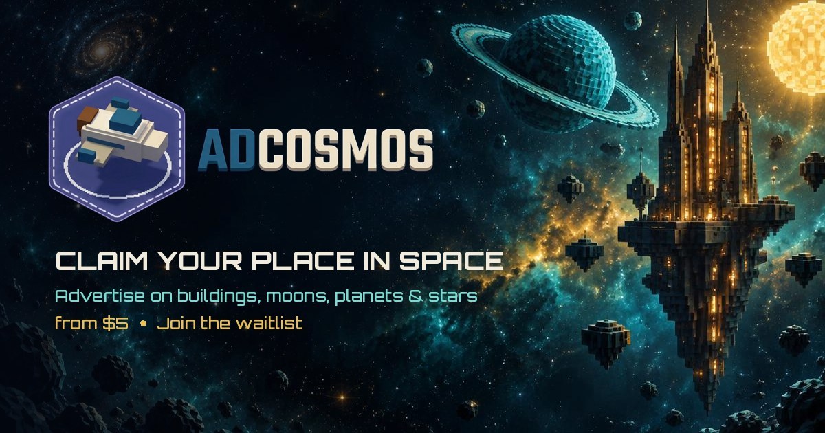 We're giving away 50 free ad spots in a shared universe, and the waitlist closes in 7 days
